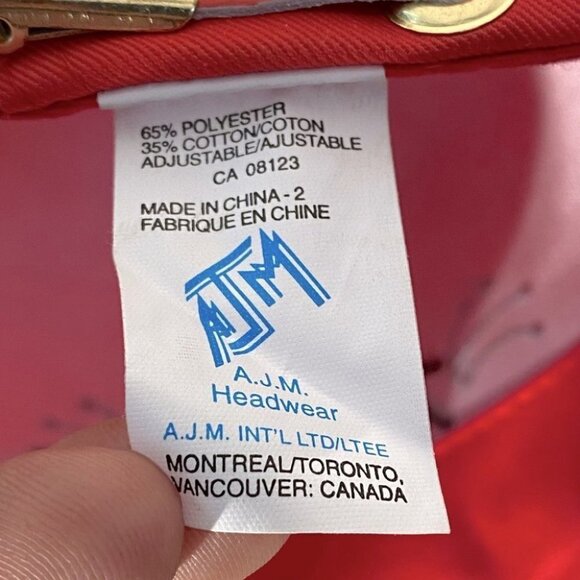 Vintage Kim Co Aluminum Specialists Edmonton Alta Red Trucker Hat - Picture 6 of 8